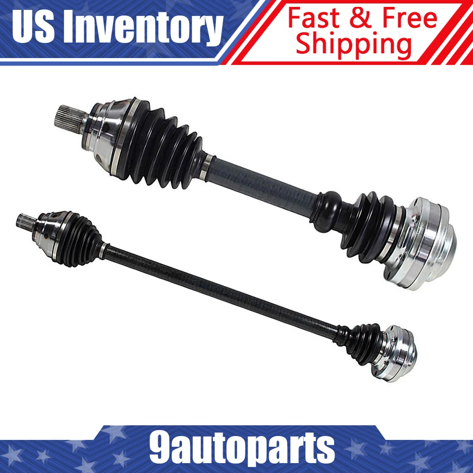 For 2006-2010 Volkswagen GTI Turbo Front Left & Right Pair CV Axle Shaft - Image 1 of 4