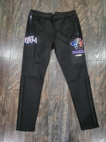 NWT Mens Pro Standard Philadelphia 76ers track pants size Large Cover