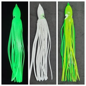 Fishing Lure Squid Hoochie Skirts Octopus Tuna Marlin Mahi Offshore Trolling - Picture 1 of 14