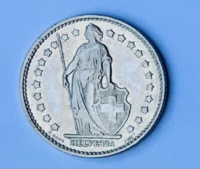 Coin, Switzerland, 1 Franc, 1979 Helvetia - Image 1 of 2