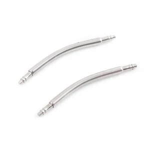 Gebogene Uhrenfederstege 0,8 mm Spitzen 1,5 mm dick für eng anliegende Uhren mit Flanschen - Bild 1 von 4