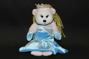 Skansen "Miss Universe BK" Beanie Kids Bear Blue Dress - Picture 1 of 2