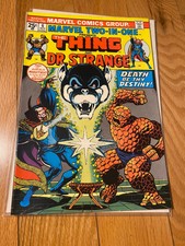 MARVEL TWO-IN-ONE #6 1974 DR. STRANGE Nice Grade See Pics