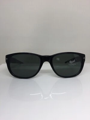 New Persol 2547 Sunglasses PE 2547-S C. 95/48 Shiny Black With Polarized Lenses - Image 1 of 4