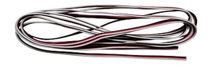 Apex RC Products 3m / 10' 22 Awg White Red Black Futaba Style Servo Wire #1220 - Picture 1 of 3