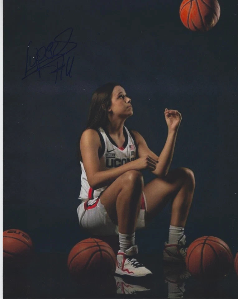 LOU LOPEZ-SENECHAL Signed 8 x 10 Photo WNBA Basketball UCONN Dallas WINGS - Image 1 of 1