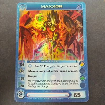Maxxor (Max Energy/Speed) 1st Edition Ultra Rare Dawn of Perim Chaotic TCG - Image 1 of 2