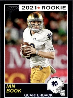 Ian Book 2021 Chronicles Score Retro 1989 Draft - RC #54 - Notre Dame - Image 1 of 2