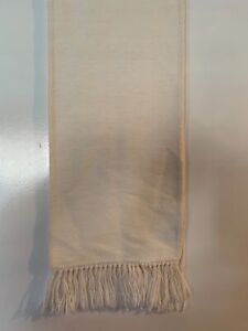Ccahuantico alpaca scarf.WHITE