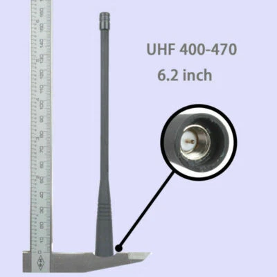 UHF Whip Antenna For ATU-16D VX160 VX454 VX824 VX261 VX231 VX351 VX354 Radio - Image 1 of 2