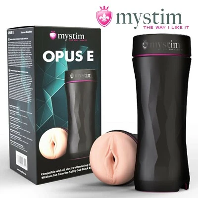 Mystim - Opus E-Masturbator Real Vagina - Masturbatore e-stim elettrostimolante Foto 1 de 4