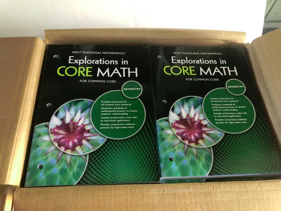 Holt McDougal  Explorations in Core Math common Core Geometry 2013 Case of 12 - Image 1 of 4