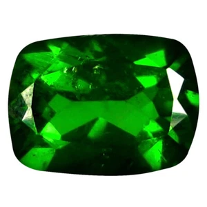 1.51 ct Impressive Cushion Cut (8 x 6 mm) Russian Chrome Diopside Loose Gemstone - Picture 1 of 1