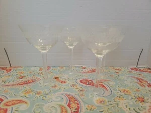 Vintage MCM Laurel Leaf Dessert Parfait Glasses - Picture 1 of 4
