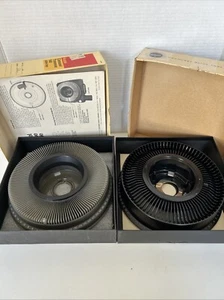 2 Kodak Carousel Slide Trays In Original Boxes --140 and 80 slides - Picture 1 of 9
