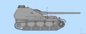 3D Printed 1/72 D Series IV tank destroyer  Model Unpainted - Picture 1 of 1