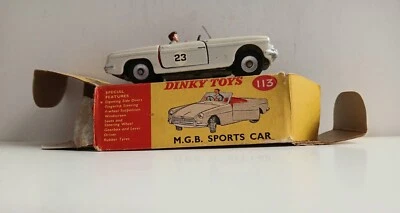 Dinky - Toys  113 MGB Sports car BOXED restored - Image 1 of 4