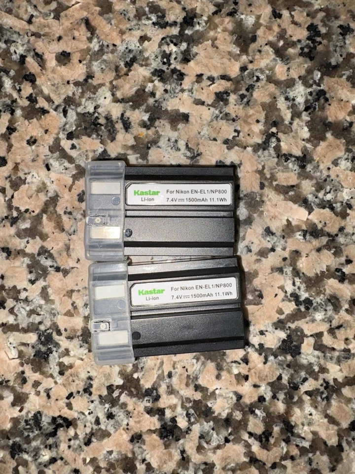 2x Batería Kastar para Nikon EN-EL1 Cooipix 4300 4500 8700 Minolta NP-800 DG-5W  Foto 1 de 2