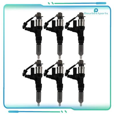 6x Diesel Fuel Injector For Hino 268 2005-2017 Hino 338 2005 2006 2007-2018 7.7L - Image 1 of 4