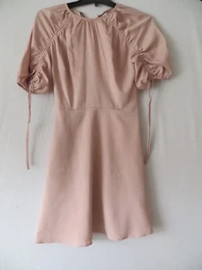 TED BAKER PINK SHORT SLEEVE MINI DIONNEE DRESS SIZE 0 UK 6 NEW WITH TAG £150 - Picture 1 of 5