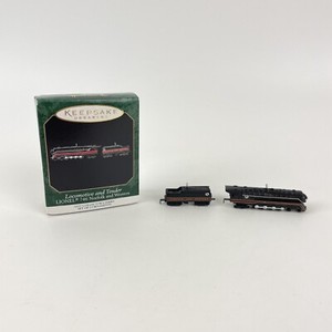 1999 HALLMARK KEEPSAKE LIONEL 746 NORFOLK & WESTERN LOCOMOTIVE & TENDER MINI ORN