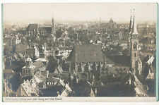 Ak Nürnberg, Blick von der Burg a. d. Stadt, Echtfoto, ungelaufen  ca. 1920