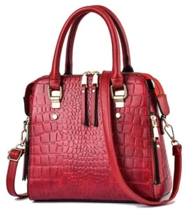 Ladies Designer Handbag Shoulder Crossbody Tote Leather Work Bag Purse for Women - Picture 1 of 15