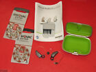 used Genuine PHONAK Aude'o Q hearing aid set, batteries, filters, carry case