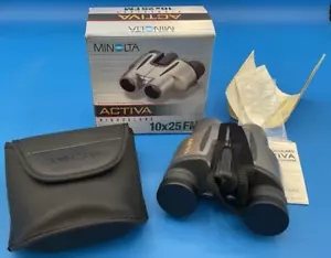 MINOLTA ACTIVA Binoculars 10x25 FM 8598-207 NEW Fast Free Shipping! - Picture 1 of 8