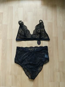 Avidlove Damen BH Set Slip sexy schwarz Spitze Reizwäsche Größe XXL / 2XL - Bild 1 von 9