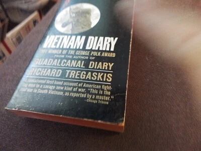 VIETNAM DIARY by Richard Tregaskis 1964 Popular War Paperback curtain - Image 1 of 4