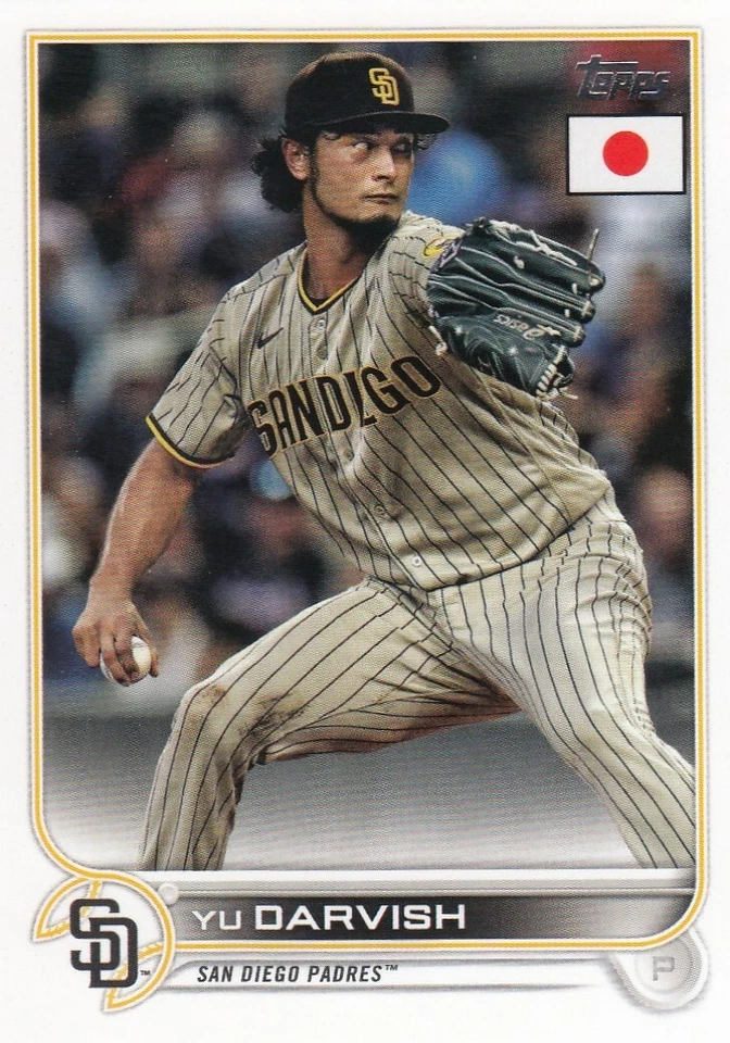 YU DARVISH TOPPS JAPAN BASE SAN DIEGO PADRES #74 2022 22 - Image 1 of 1