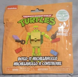 NEW! Teenage Mutant Ninja Turtles 2022 Just Play BUILD-IT Michelangelo - Picture 1 of 6
