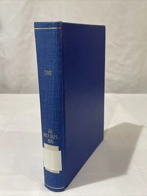 1975 July-September TIME Magazine #106 Bound Volume (BM130) - Image 1 of 4