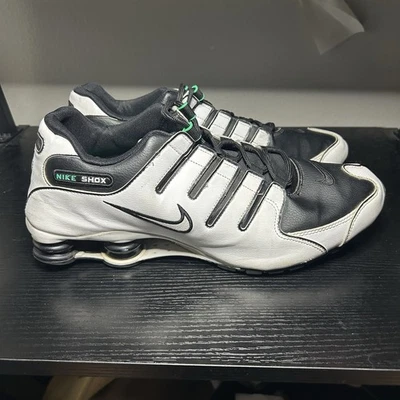 Nike Shox NZ White Black Menta Running Shoes 2015 378341-103 Mens Size 13 - Image 1 of 4