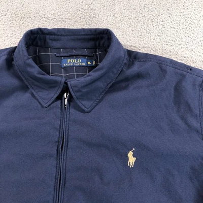 Chaqueta Polo Ralph Lauren Adulto XL Azul Bi-Swing Forrada Bombardero Poni Cortavientos Foto 1 de 4