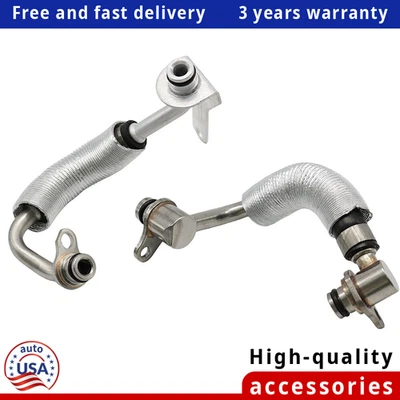 x2 For BMW 228i 320i 428i 528i X1 X3 X4 Turbo Charger Coolant Return Hose Line Foto 1 de 4