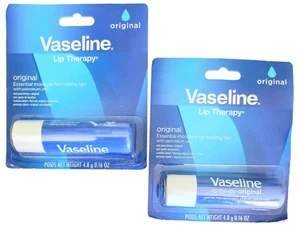 Vaseline Lip Therapy Original Stick 2 Lip Balm Sticks exp 5/27 - Picture 1 of 3
