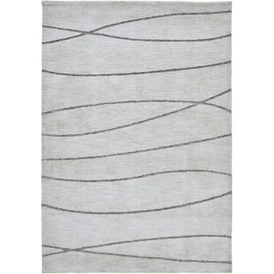 Renwil RHAZ-20796-58 Hazel 87 X 63 inch Off White and Grey Rug, 5’3 x 7’3" ft" - Image 1 of 4