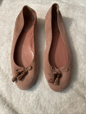 Zapatos sin cordones Gucci de gamuza rosa - GUC 39 1/2 Foto 1 de 4