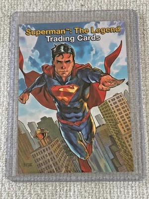 2013 Cryptozoic Superman: The Legend Promo Card NM #P1 NSU DC Embossed - Image 1 of 2