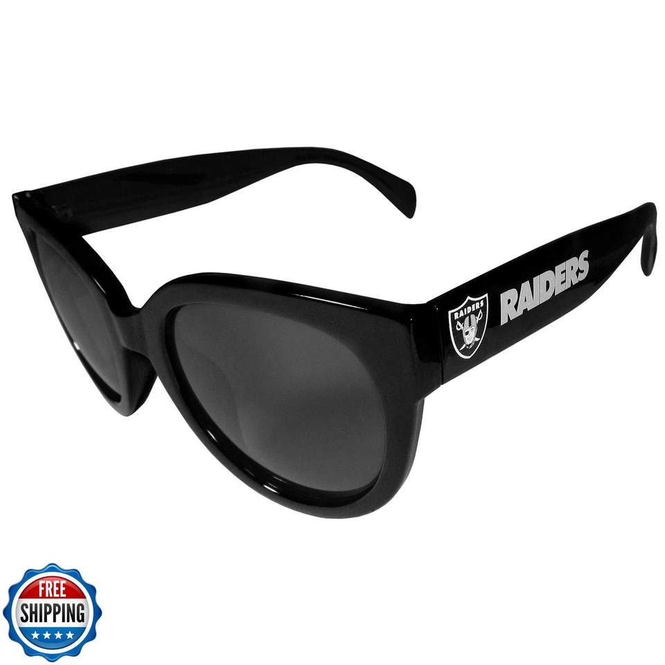 Siskiyou Sports NFL Las Vegas Raiders Womens Sunglasses, Black - Изображение 1 из 2