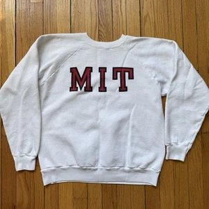 VTG 80s Champion MIT Massachusetts Institute Technology Crewneck Sweatshirt XL - Picture 1 of 9