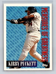 Kirby Puckett Minnesota Twins Topps #607 1994 - Imagen 1 de 2