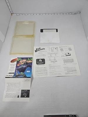 Clam Shell Castle Wolfenstein by Muse for Commodore 64/128  Untested  - Image 1 of 4