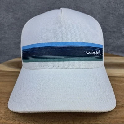 Gorra Travis Mathew ajuste flexible adulto L/XL blanca golf golfista atlético para hombre Foto 1 de 4