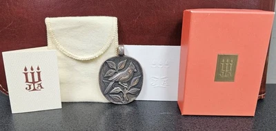 James Avery Retired Sterling Silver Cardinal Pendant W/ Box Pouch Card Paperwork - Image 1 of 4