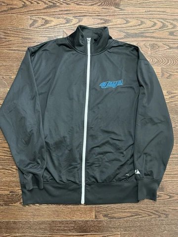 Vintage Toronto Blue Jays Majestic Full Zip Track Jacket Sz XXL Cover