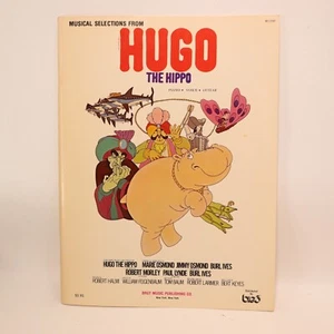 Hugo the Hippo Musical Selections Songbook Sheet Music Score Piano 1976 Big 3 - Picture 1 of 14