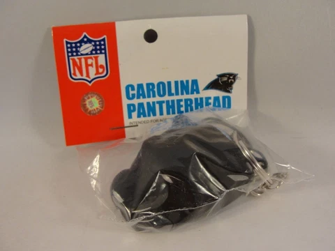 NFL Carolina Panthers Foamhead 4 in 1 Antenna Topper Keychain Cover